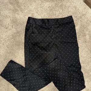 Black Polka Dot Pants